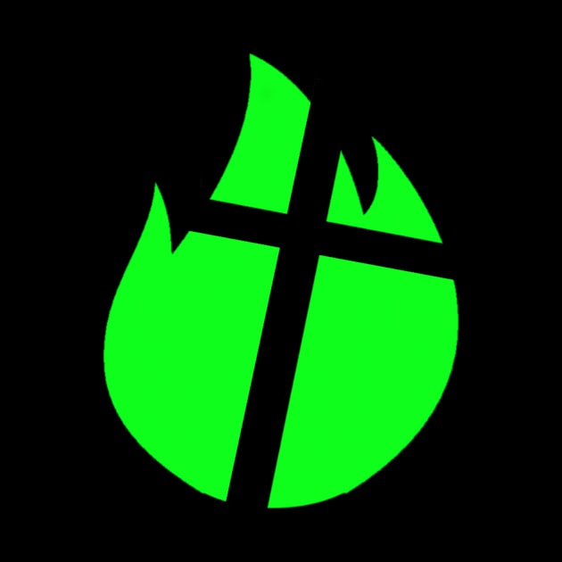 Fire Pit Fellowship (Neon Green) by FirePitFellowship