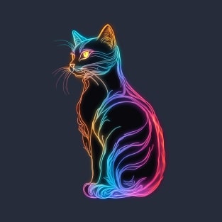 Neon Cat 15 T-Shirt