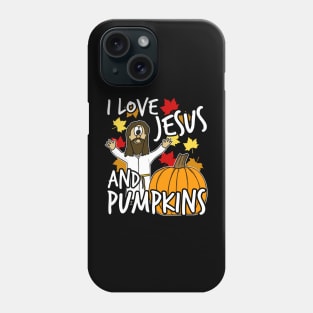 I Love Jesus And Pumpkins Christian Halloween Alternative Phone Case