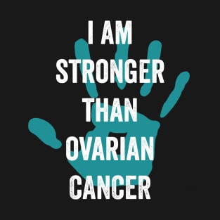 ovarian cancer fighter - teal ribbon awareness month - ovarian cancer awareness T-Shirt