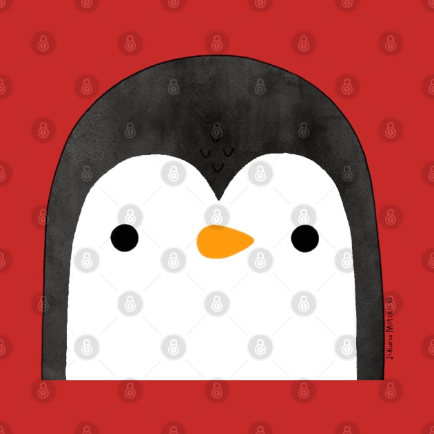 Cute Penguin Face by thepenguinsfamily