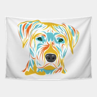 An Artwork For A Cute Dog ( Vector Art Style ) Tapestry