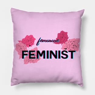 Feminine Feminist Power Pillow