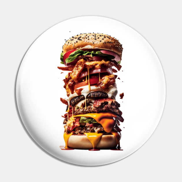 The Ultimate Hamburger Pin by rolphenstien