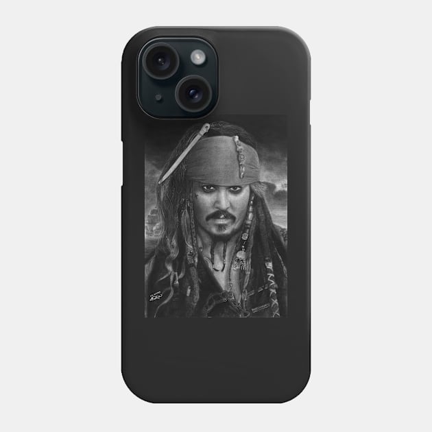 Jack Sparrow Phone Case by asa7ur