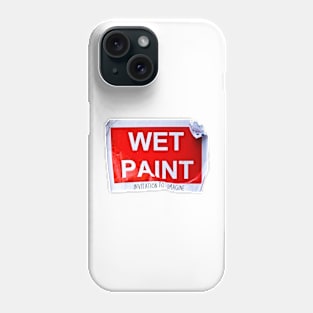 Wet Paint: Invitation to Imagine Phone Case