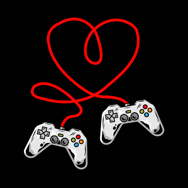 Video Gamer Shirt Video Gamer Valentines Day by Nikkyta