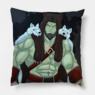 Orc Barbarian Pillow