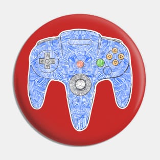 Gamepad SixtyFour - Blue Pin
