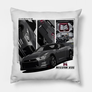 Nissan GTR R35, GT-R, JDM Car Pillow