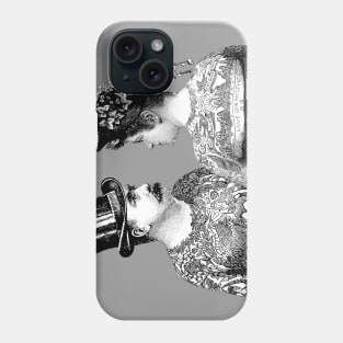 Tattooed Victorian Lovers Phone Case