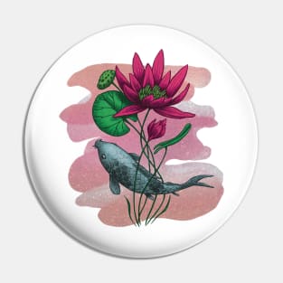 The Lotus - pink Pin