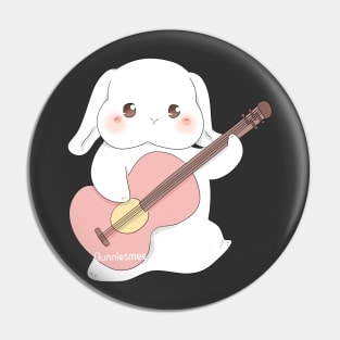 Guitarist Bunny Girl | Bunniesmee Musician Pin