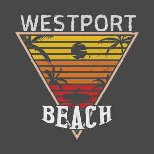 Beach happiness in Westport T-Shirt