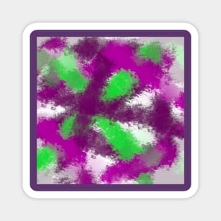 Purple and green Magnet