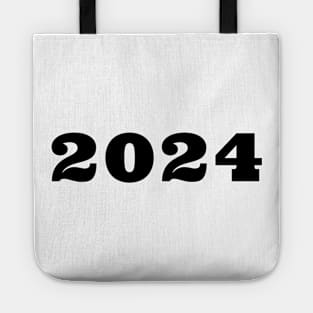 Class Of 2024. Simple Typography 2024 Design for Class Of/ Graduation Design. Black Tote