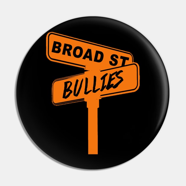 Broad Street Hockey (orange) Pin by Philly Drinkers