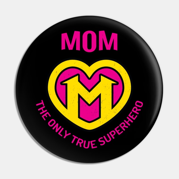 Superhero Mom Pin by zoljo