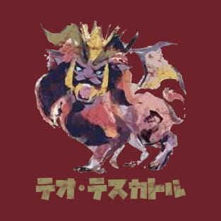 Monster Hunter Rise Teostra Kanji Icon T-Shirt