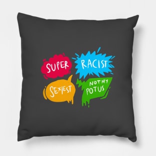 Bubble Speech Potus Pillow