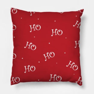 Ho Ho Ho Christmas pattern Pillow