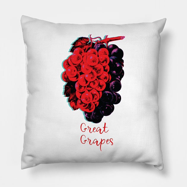 Grapes Fruit Identity Pillow by emma17