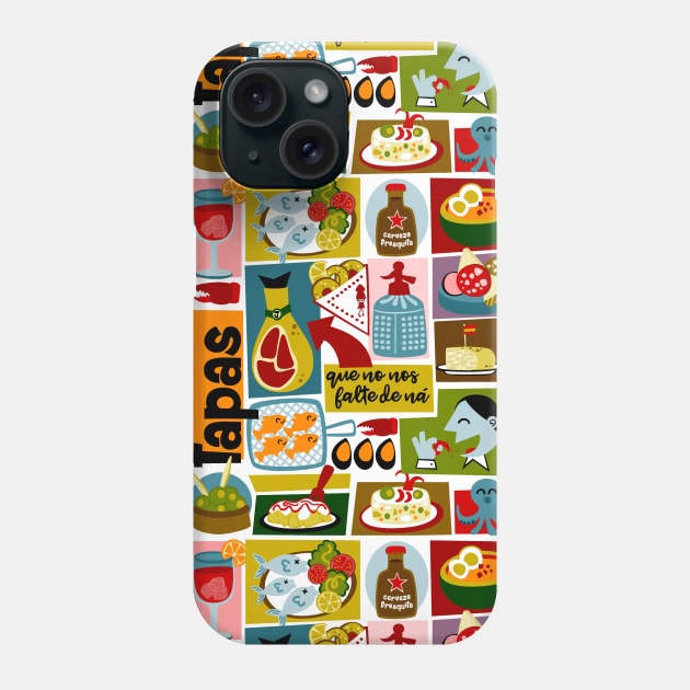 Tapas Phone Case by soniapascual