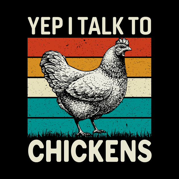 yep i talk to chickens by MichelAdam