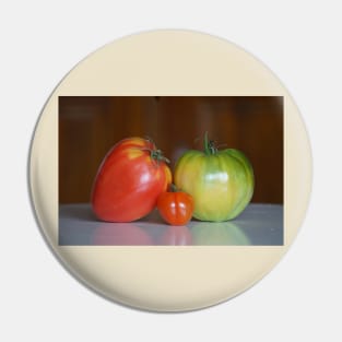 Fruit Vegetable Tomato Beautiful Family Portrait Pin