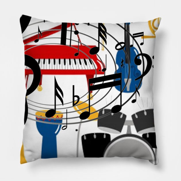 Music Pillow by ART&LINES