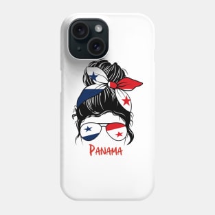 Panamanian Girl, Panamanian girlfriend, Panama Messy bun, Panameña Phone Case