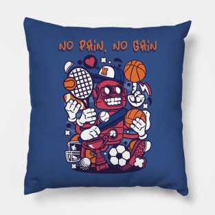 No pain, no gain Pillow