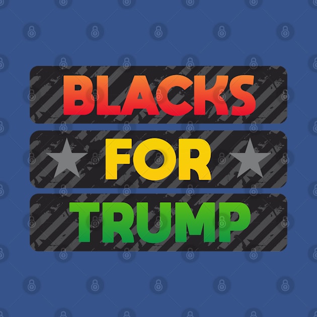 Blacks for Trump by Dale Preston Design