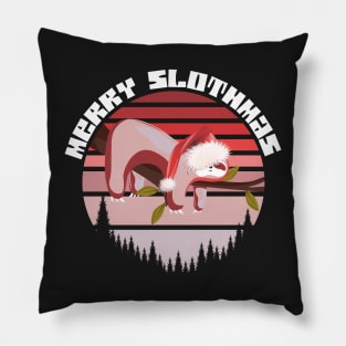 Merry Slothmas, too Pillow