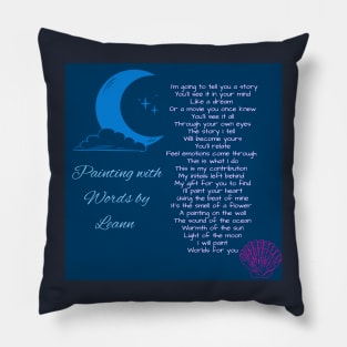 I'm going to tell you a story Pillow