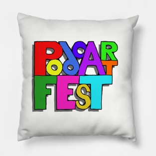 PodcArt Fest Official Tees! Pillow