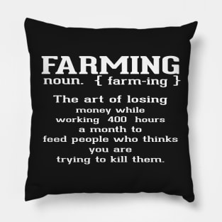 Farming noun - noun farming Pillow