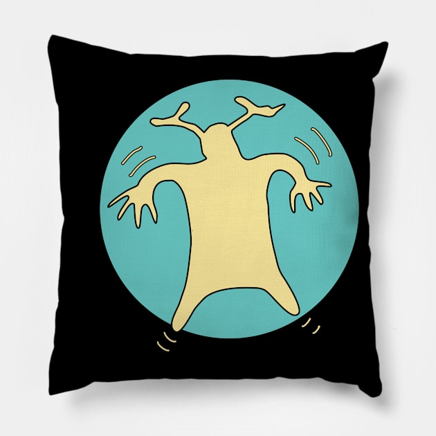 petroglyph cream pet Pillow by Ricogfx