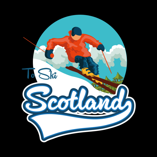 Scotland Ski travel logo by nickemporium1