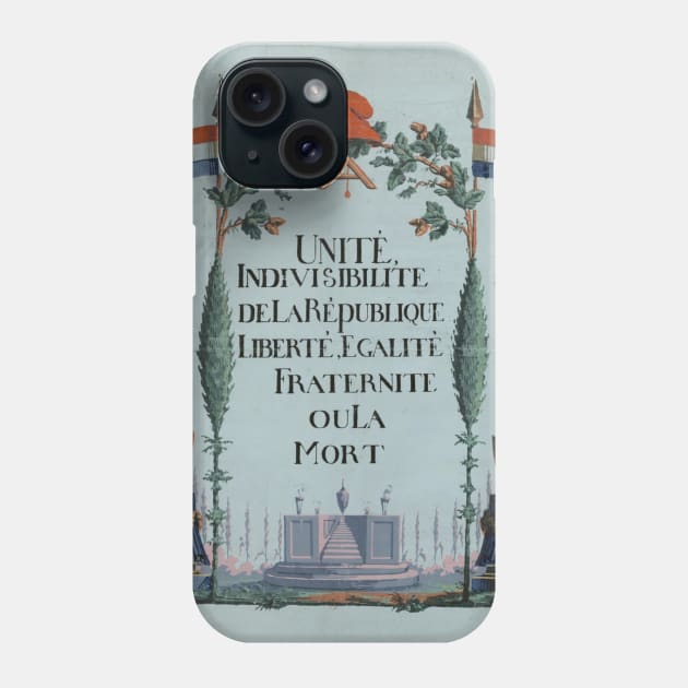 Liberté Egalité Fraternité Phone Case by frenchrev