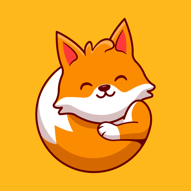 Cute Fox Cartoon by Catalyst Labs