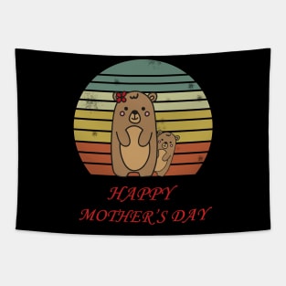 Vintage Best Mom Ever Mother Gift for Women Tapestry