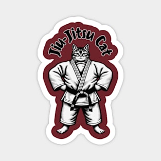 Jiu Jitsu Cat! Magnet