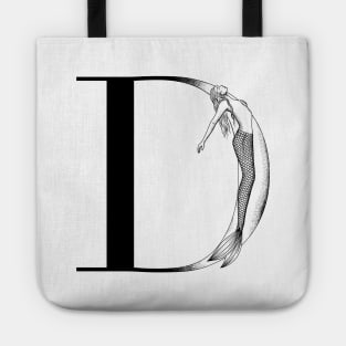 Mermaid Monogram D Tote