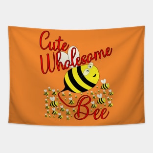 Cute Wholesome Bee Tapestry