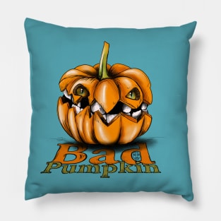 Bad Pumpkin Pillow