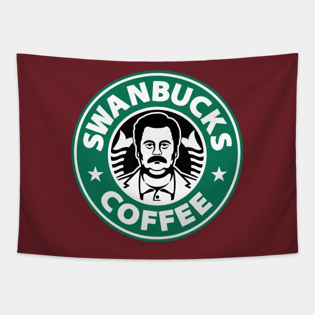 Swanbucks Coffee Tapestry by DCLawrenceUK