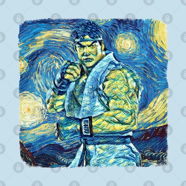 Street Fighter Van Gogh Style by todos