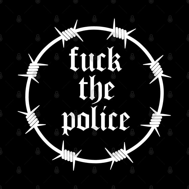 Fuck the police (white) by Smurnov