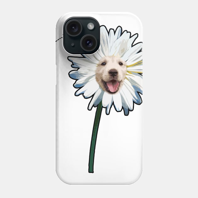 A Puppy... So Flowery Phone Case by giovanniiiii